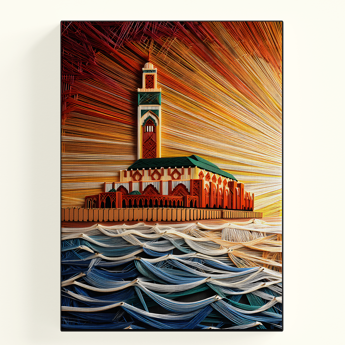 Mosque Minaret Sunset Poster
