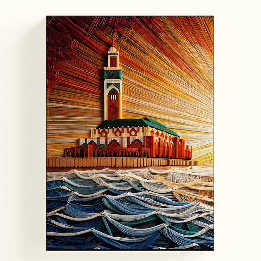 Mosque Minaret Sunset Poster
