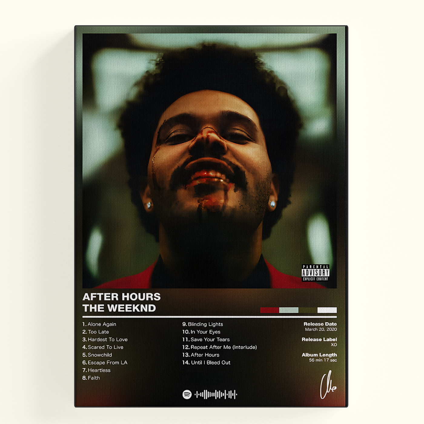 The Weeknd After Hours Poster
