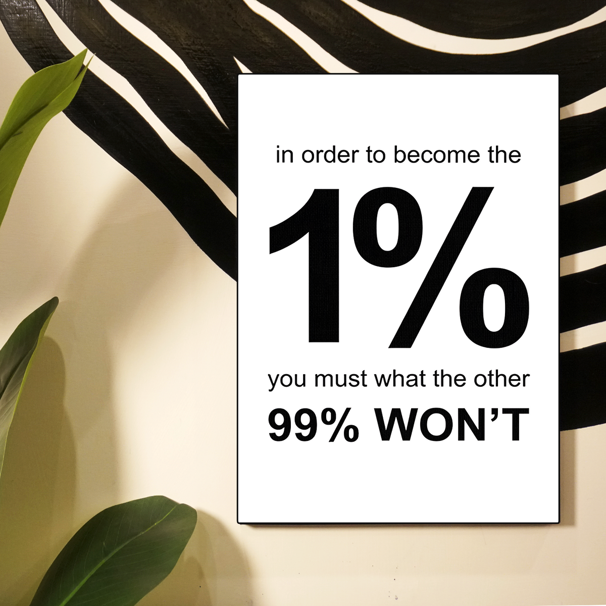1% Motivation