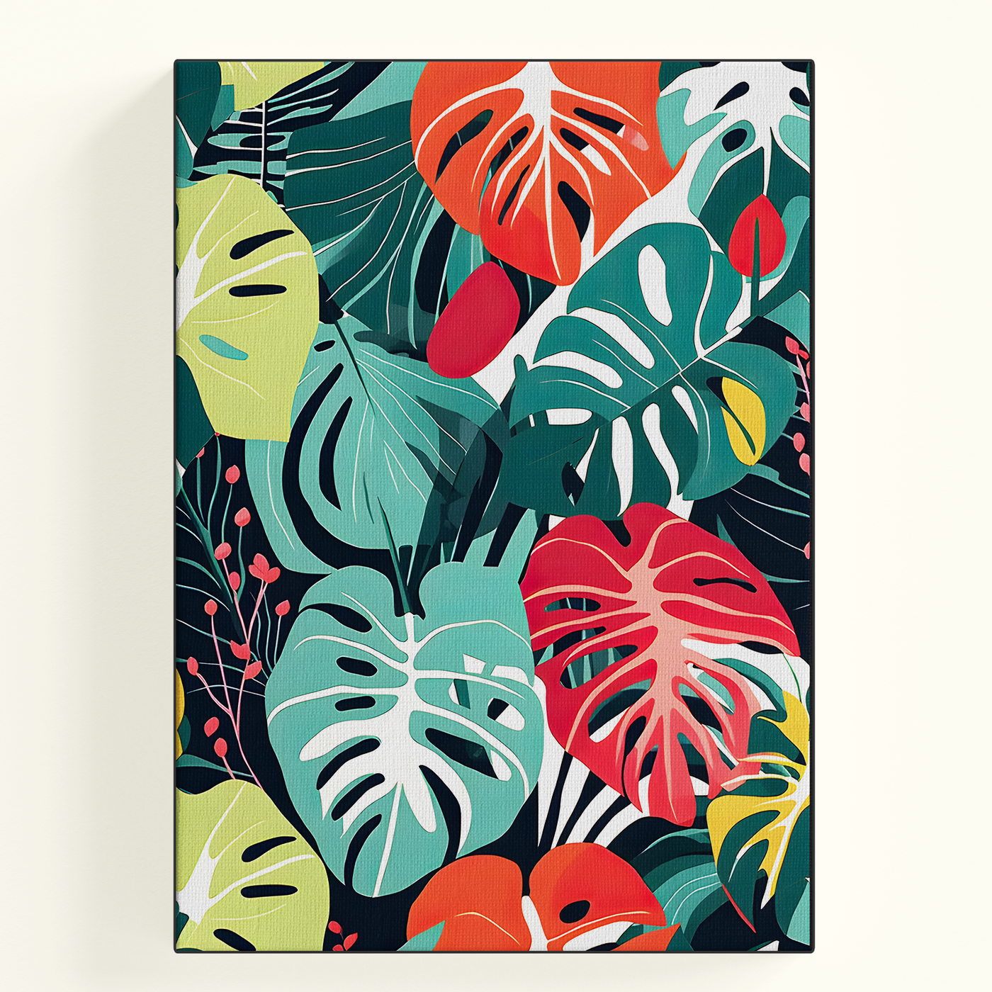 Tropical Leaves Poster