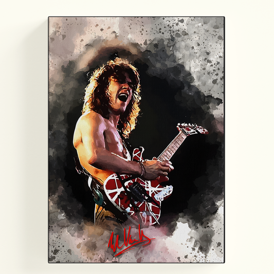 Eddie Van Halen Performance Poster