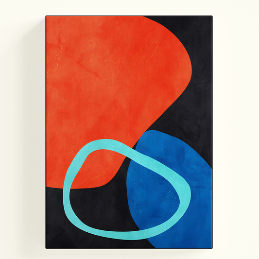 Geometric Abstract Ring Poster