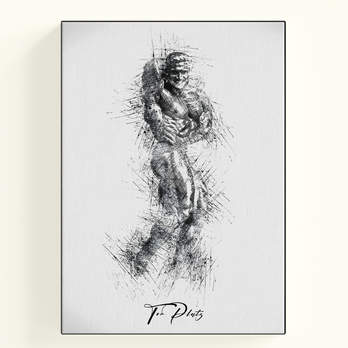 Tom Platz Bodybuilding Sketch