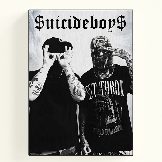NF Black and White Poster