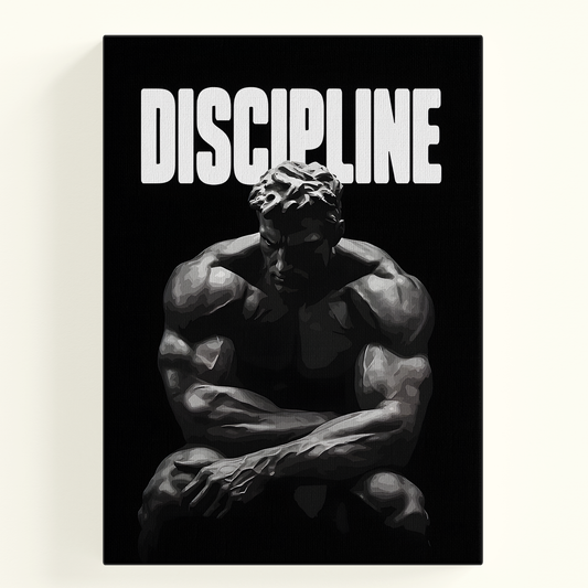Discipline Yellow Poster