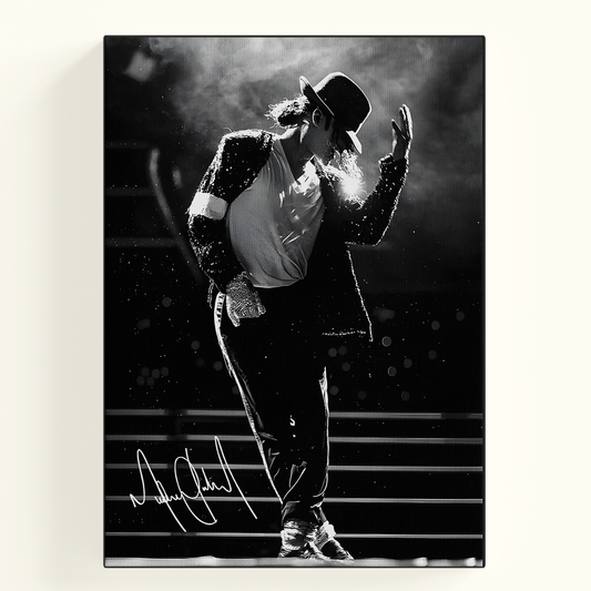 Black and White Michael Jackson Poster