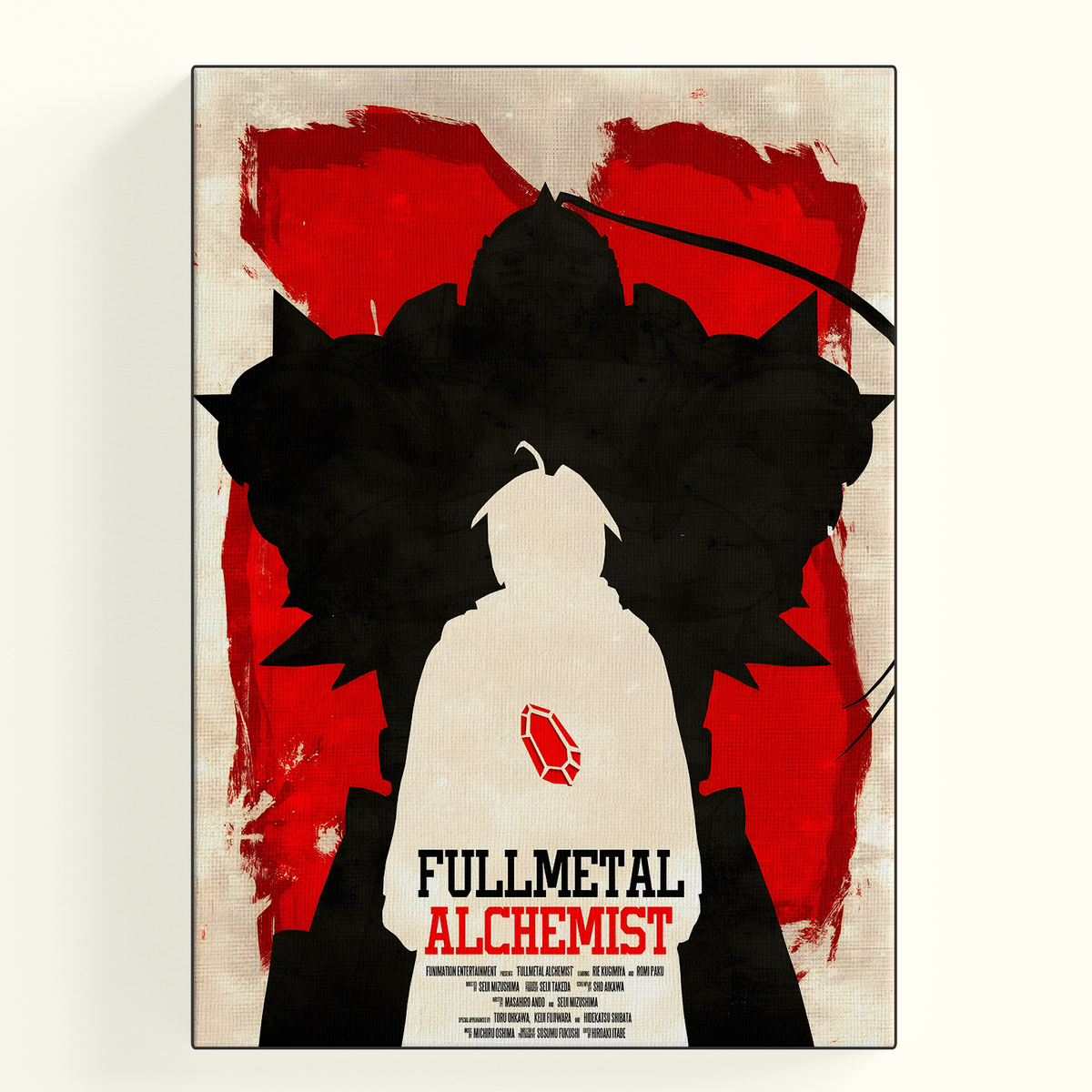 Fullmetal Alchemist Red Poster
