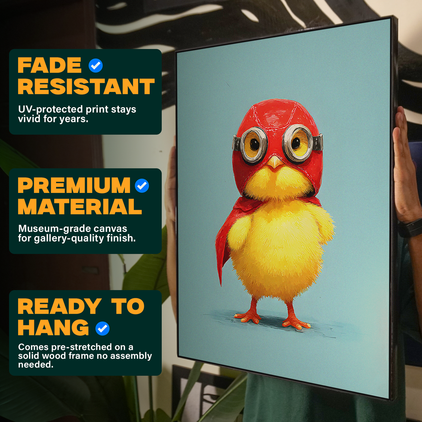 Chick Superhero Portrait