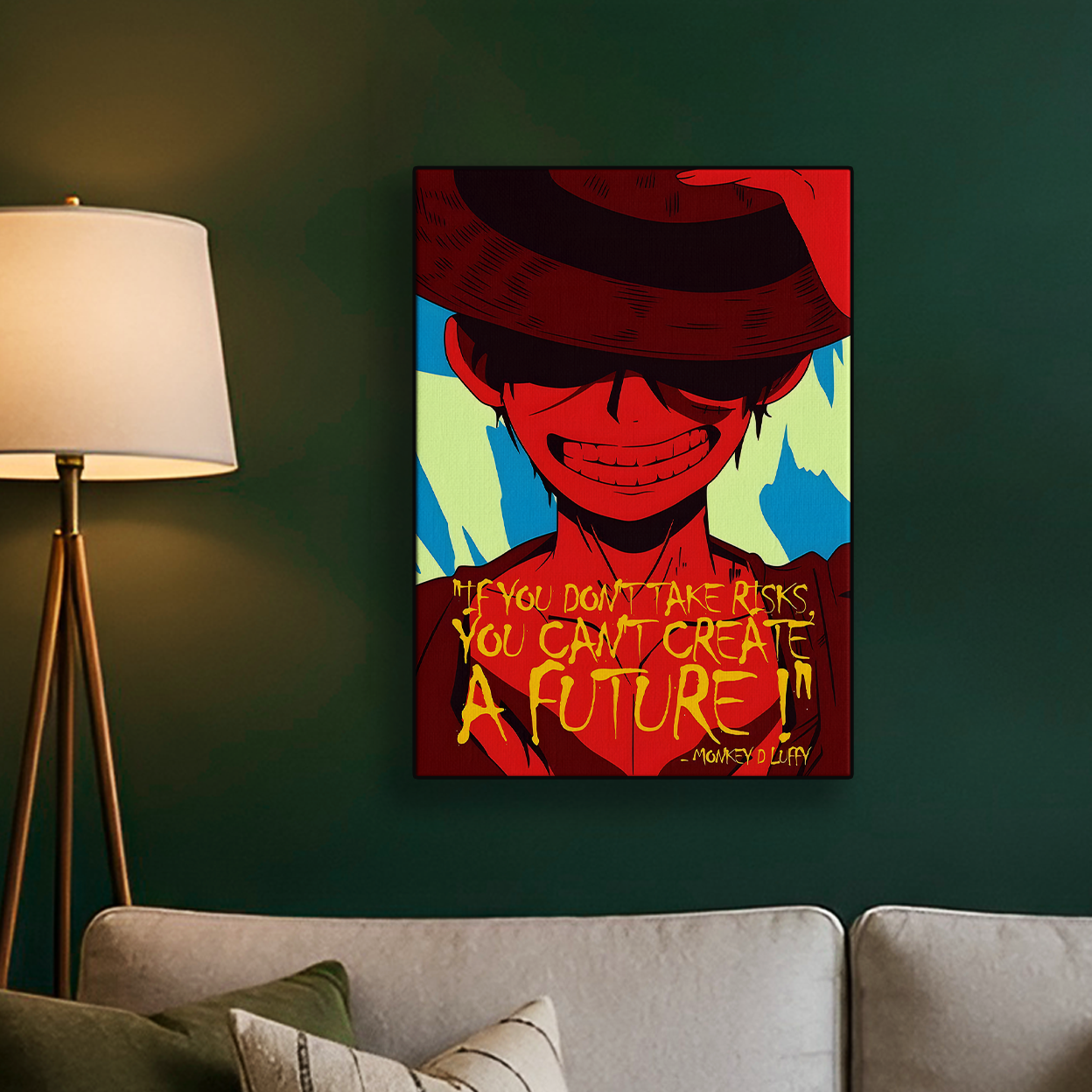Luffy Motivation Poster