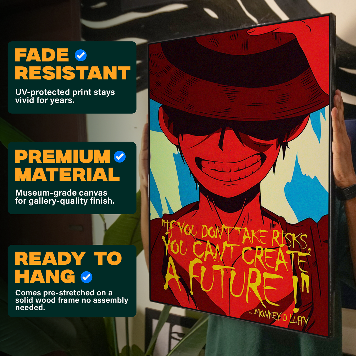 Luffy Motivation Poster