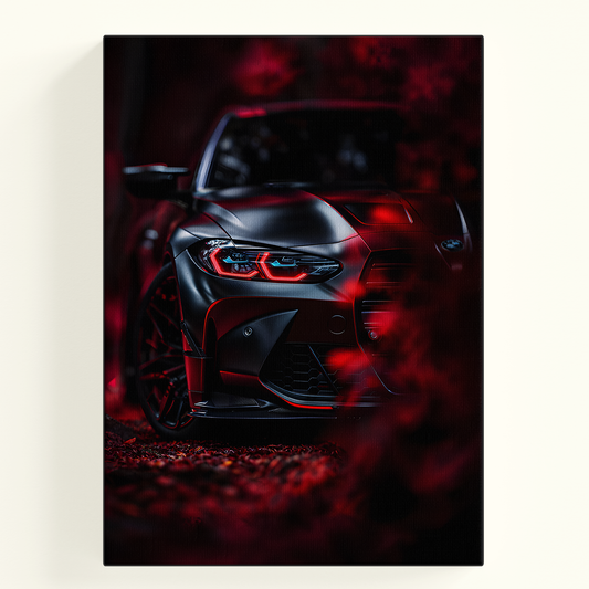 Red and Black BMW Poster