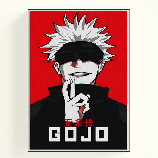 Gojo Smirk Poster