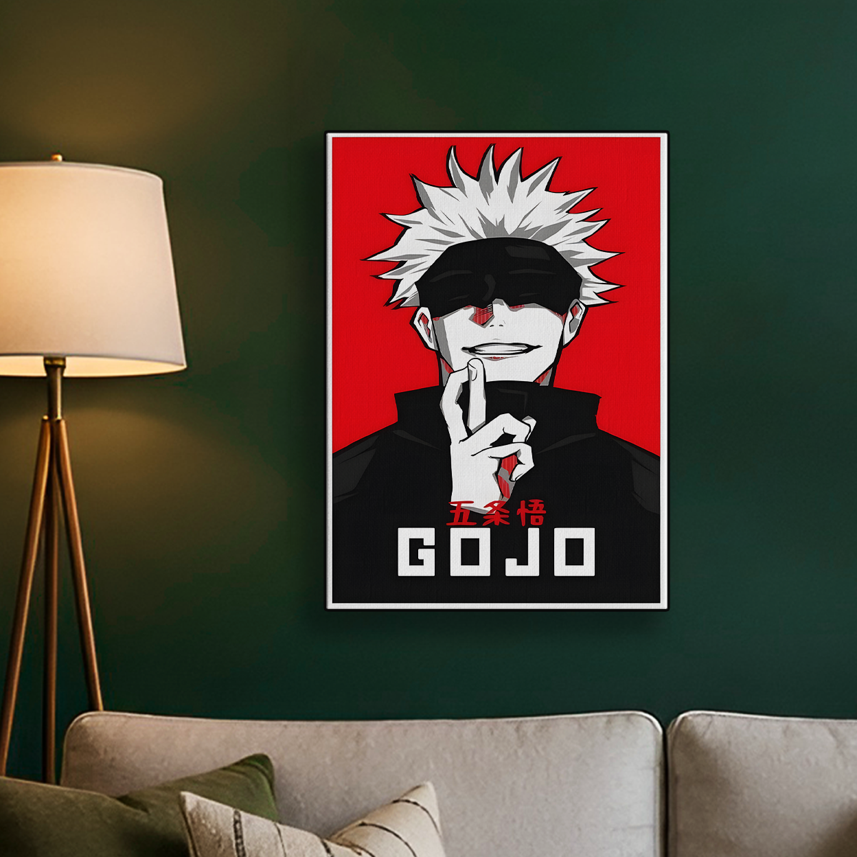 Gojo Smirk Poster