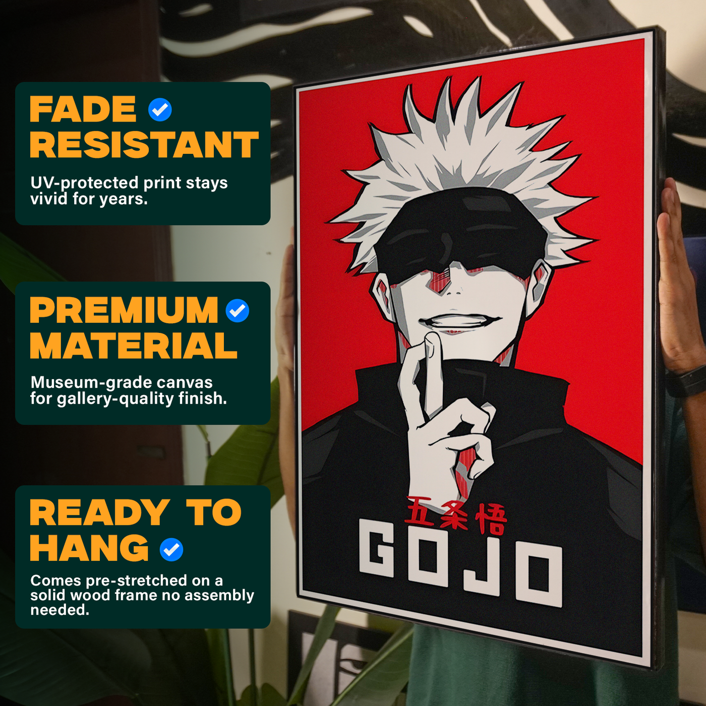 Gojo Smirk Poster