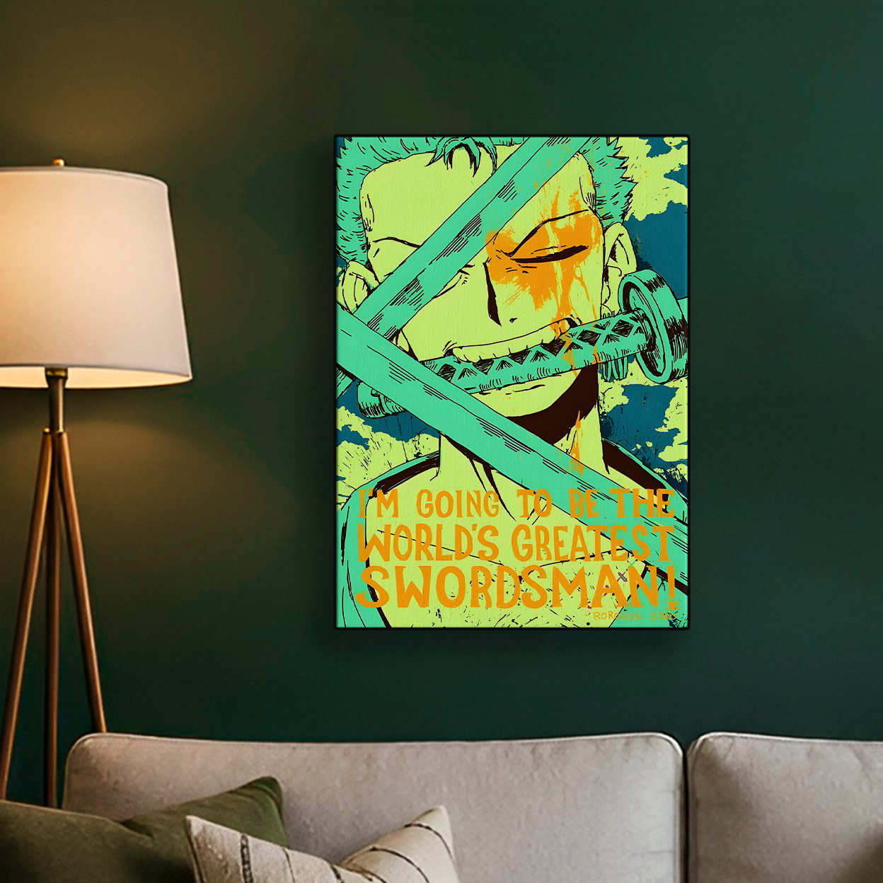 One piece Zoro Worlds greatest swordsman Poster