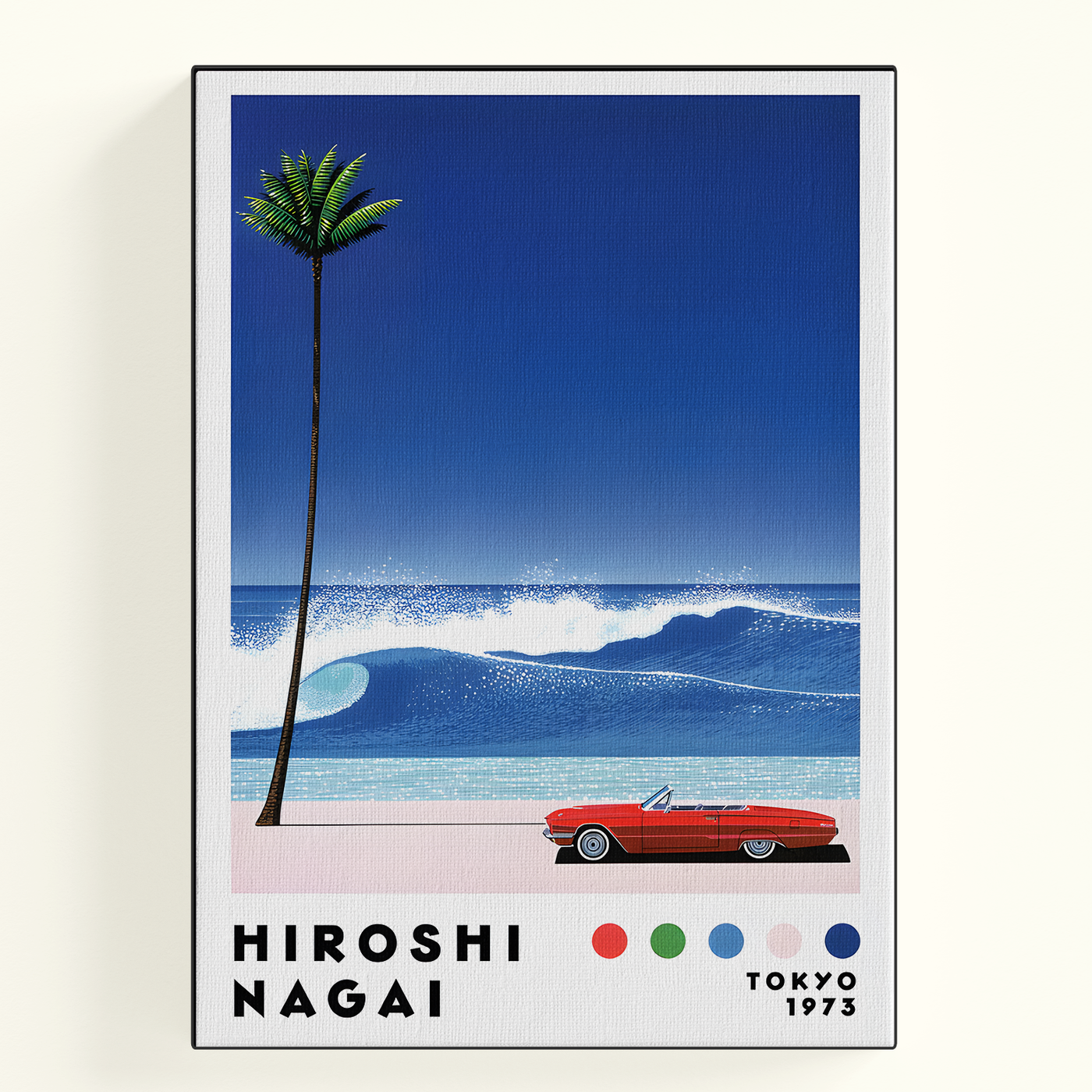 Hiroshi Nagai Style Beach Poster