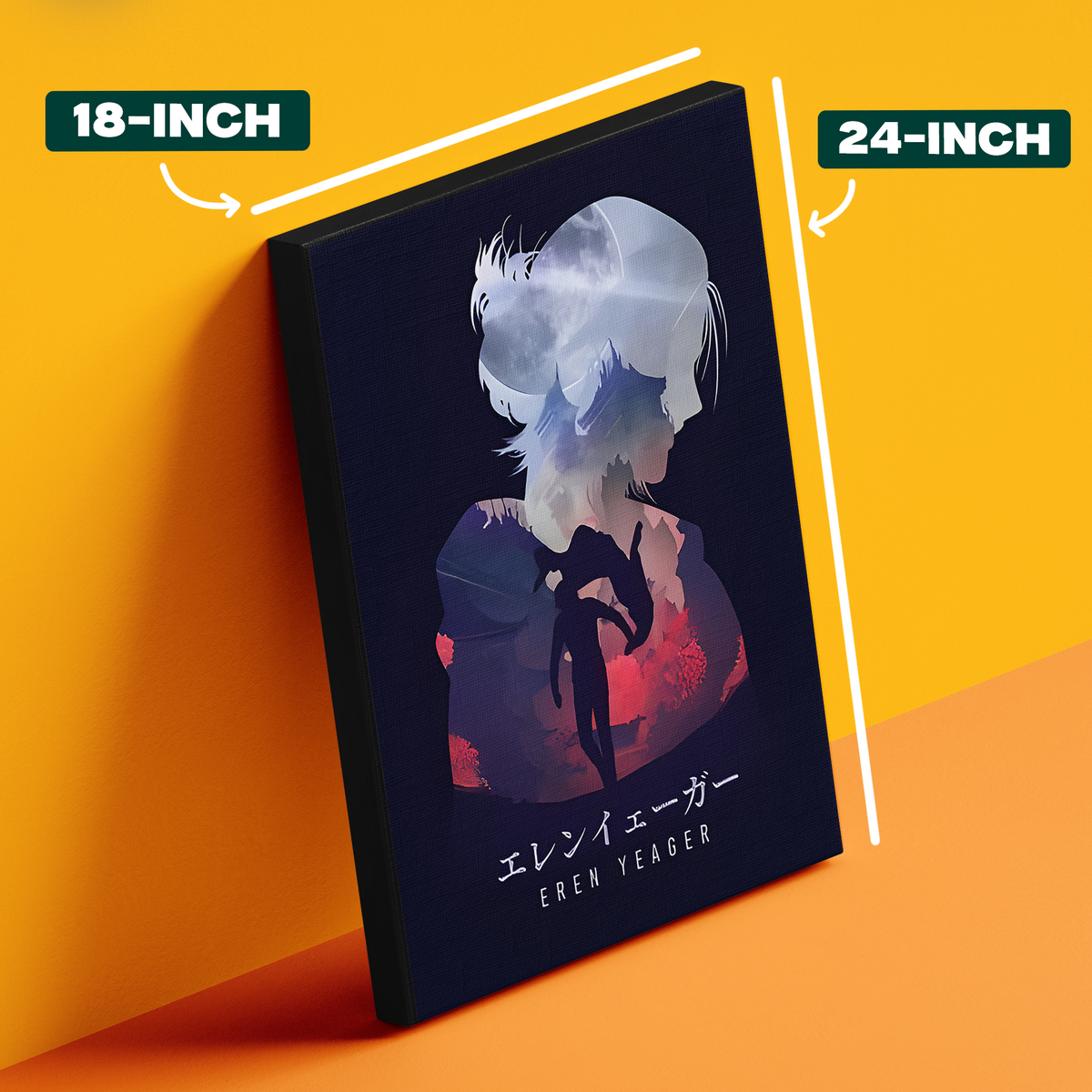 Attack on Titan Silhouette Poster