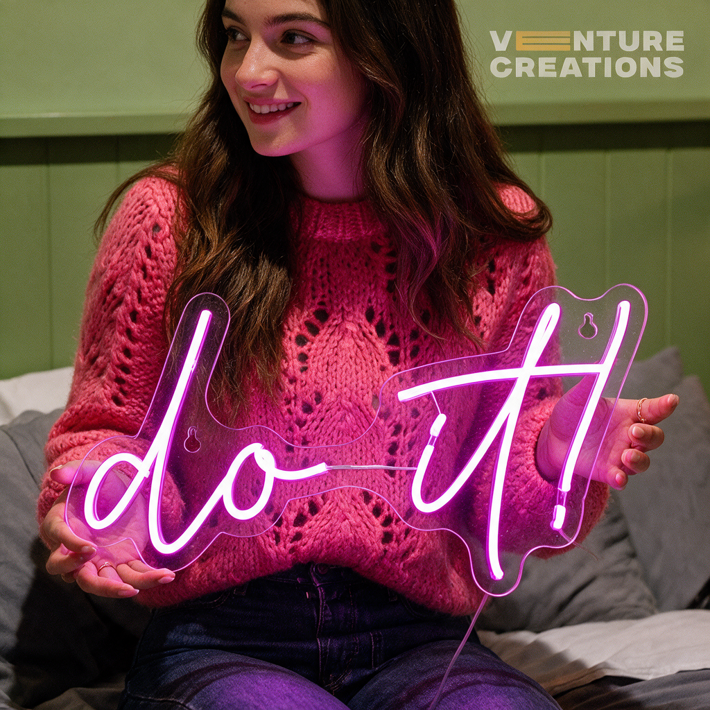 Do It Motivational Neon Sign