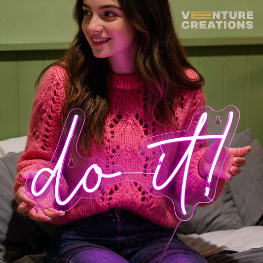 Do It Motivational Neon Sign