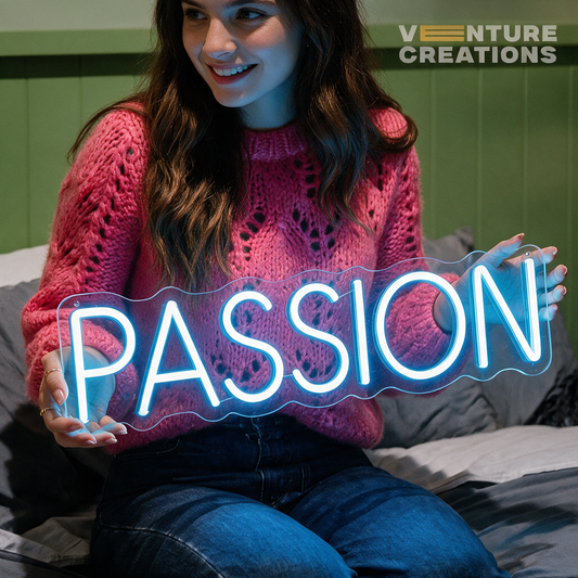 Passion Motivational Neon Sign