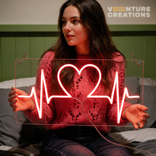 Love Heart Beat Neon Sign