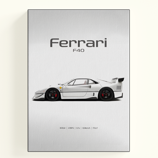 Ferrari Minimalist Poster