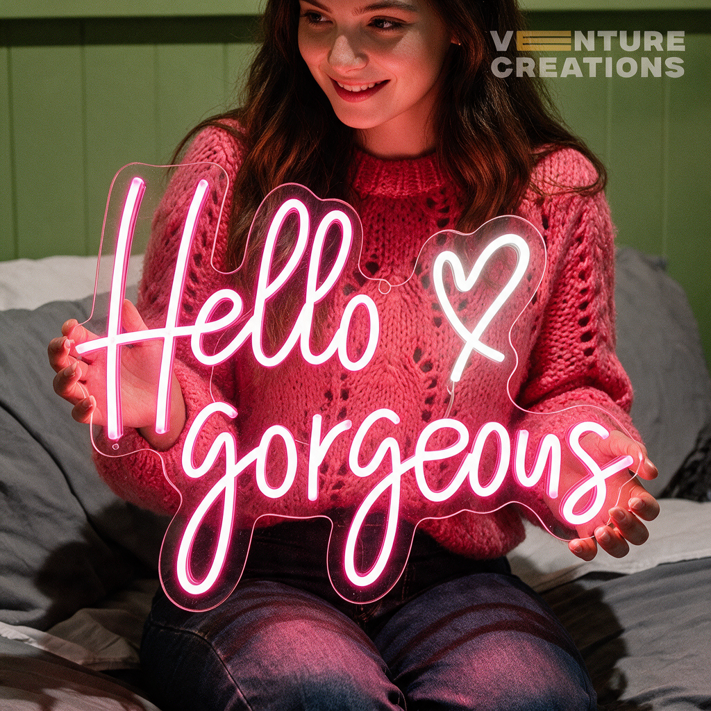 Hello Gorgeous Neon Sign