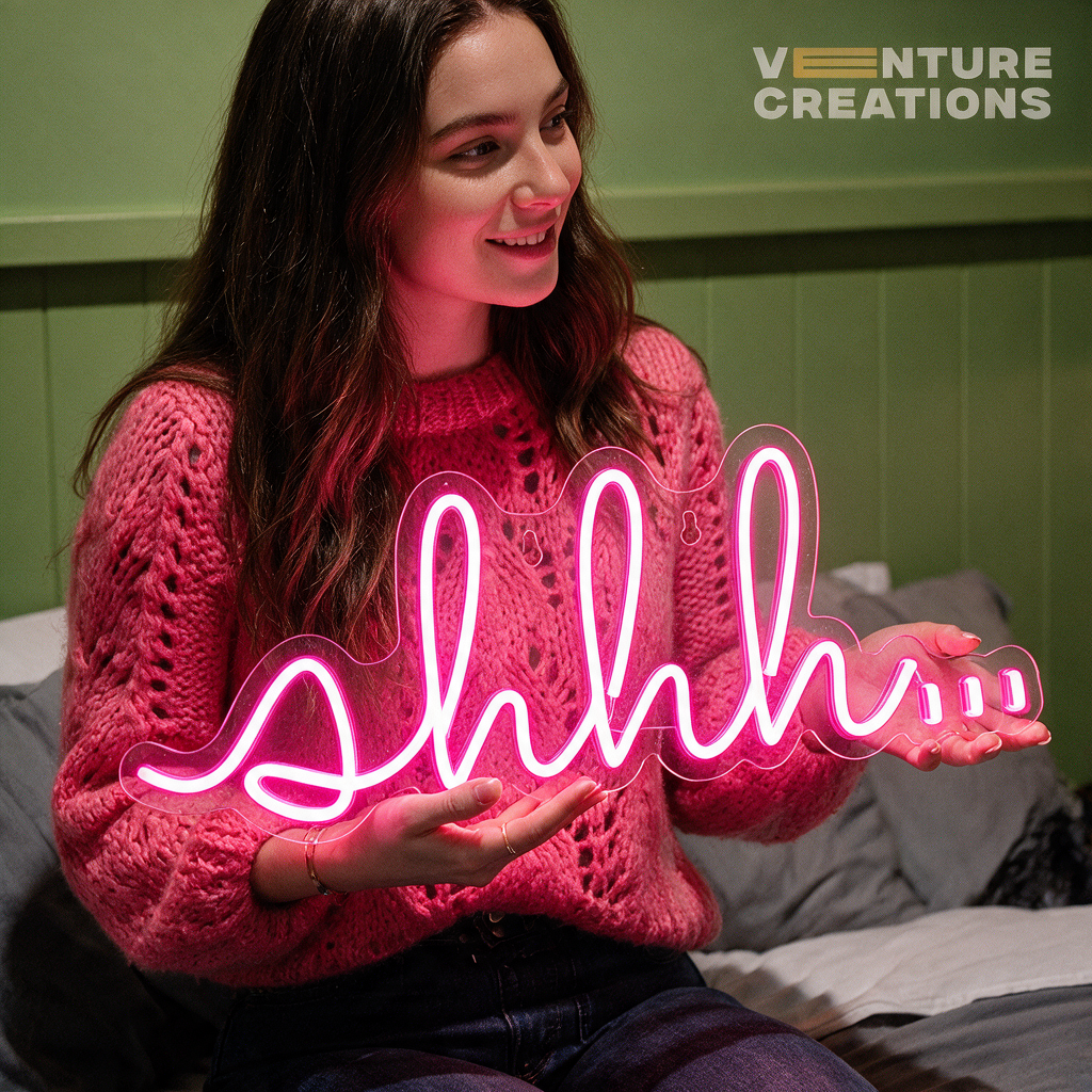 Shhh,,, Neon Sign