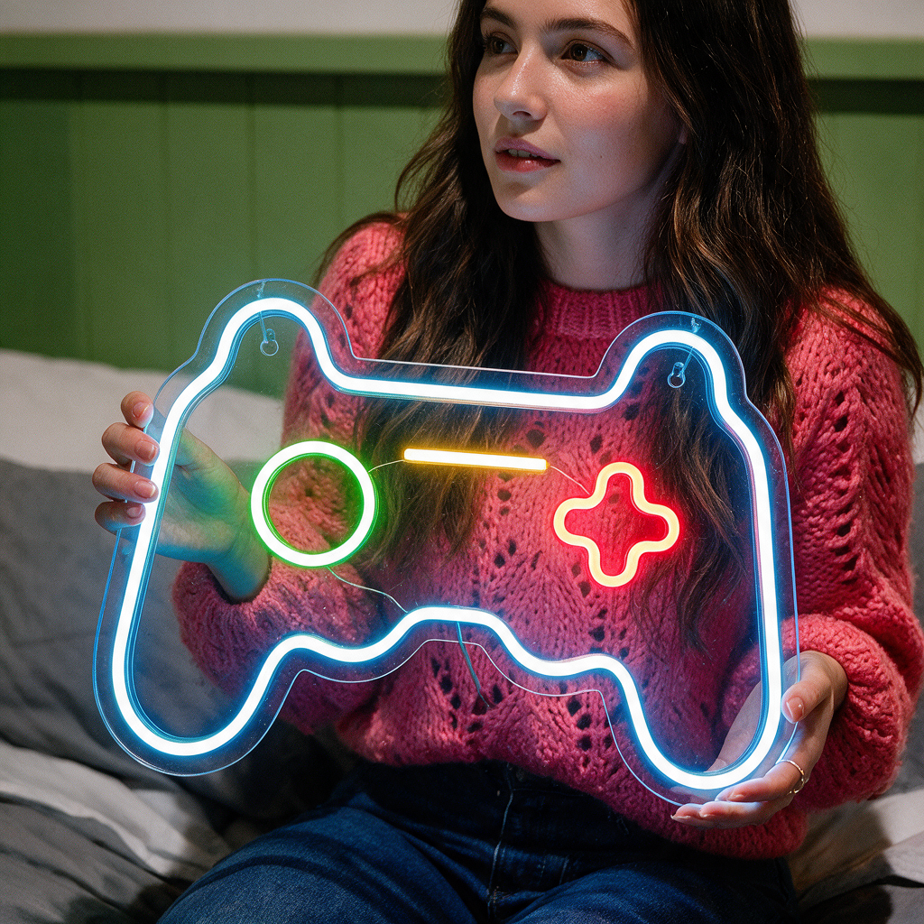 Gaming Controller Neon Sign