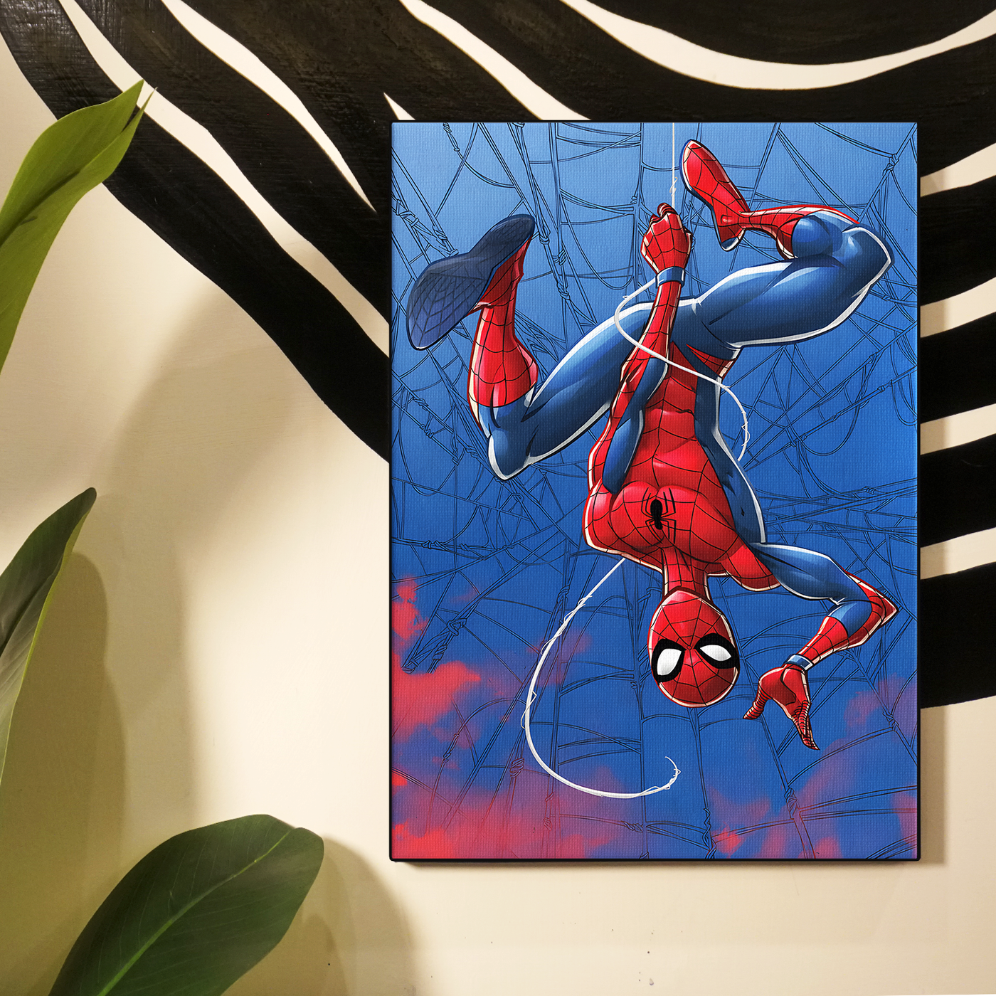 Spider-Man Colorful Comic Poster