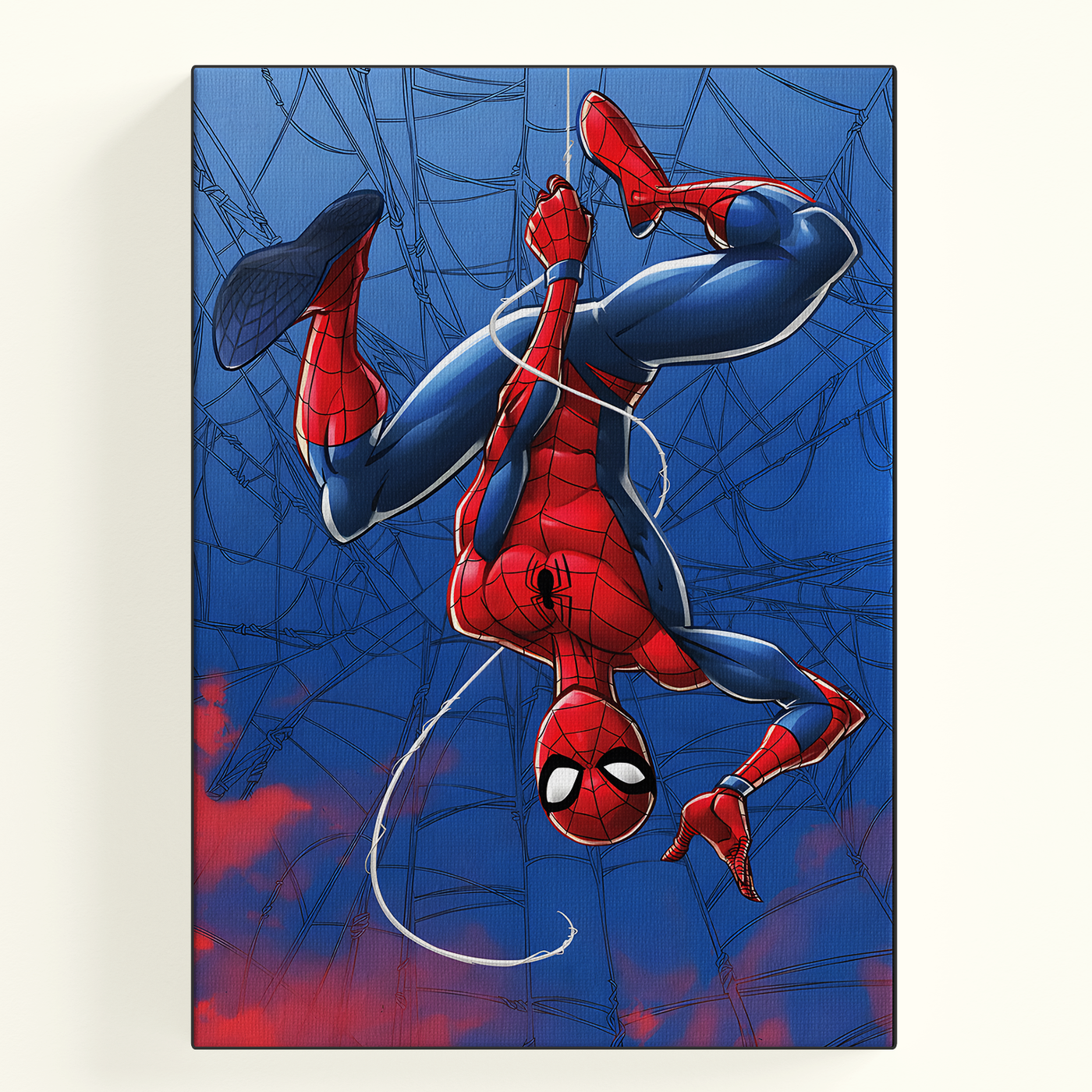 Spider-Man Colorful Comic Poster