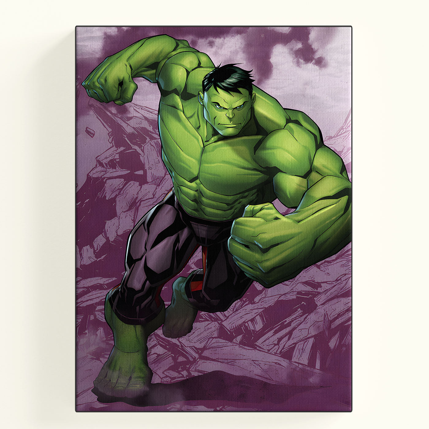 Hulk Colorful Comic Poster
