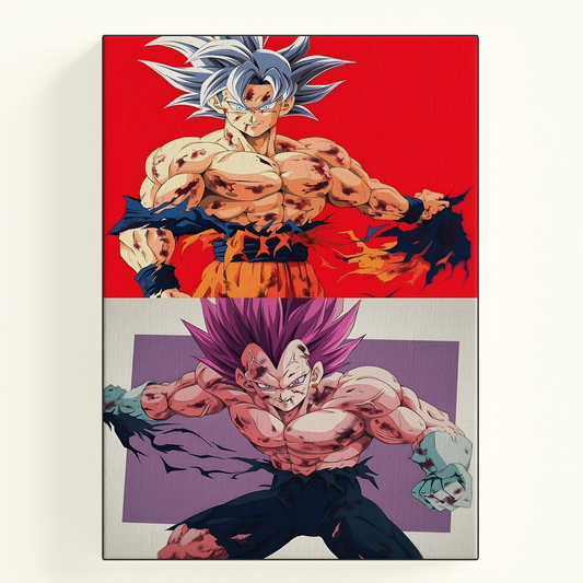 Goku Vegeta Muscle Poster