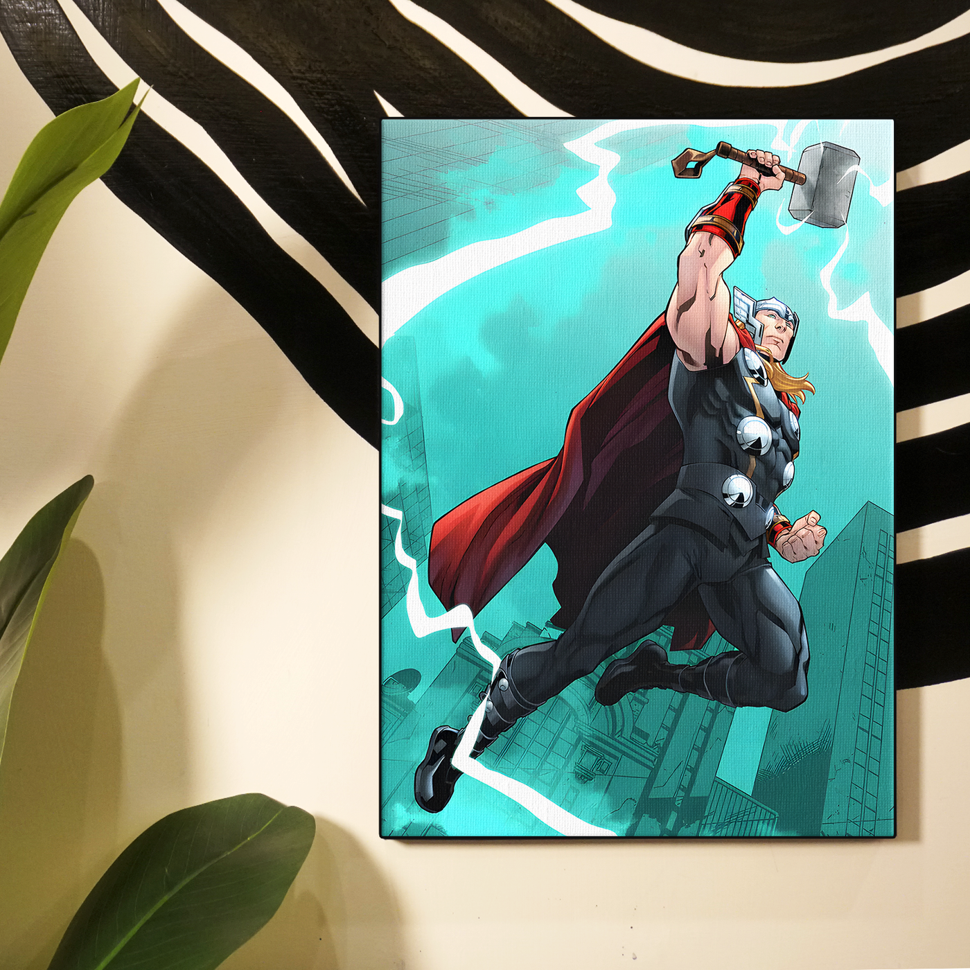 Thor Colorful Comic Poster