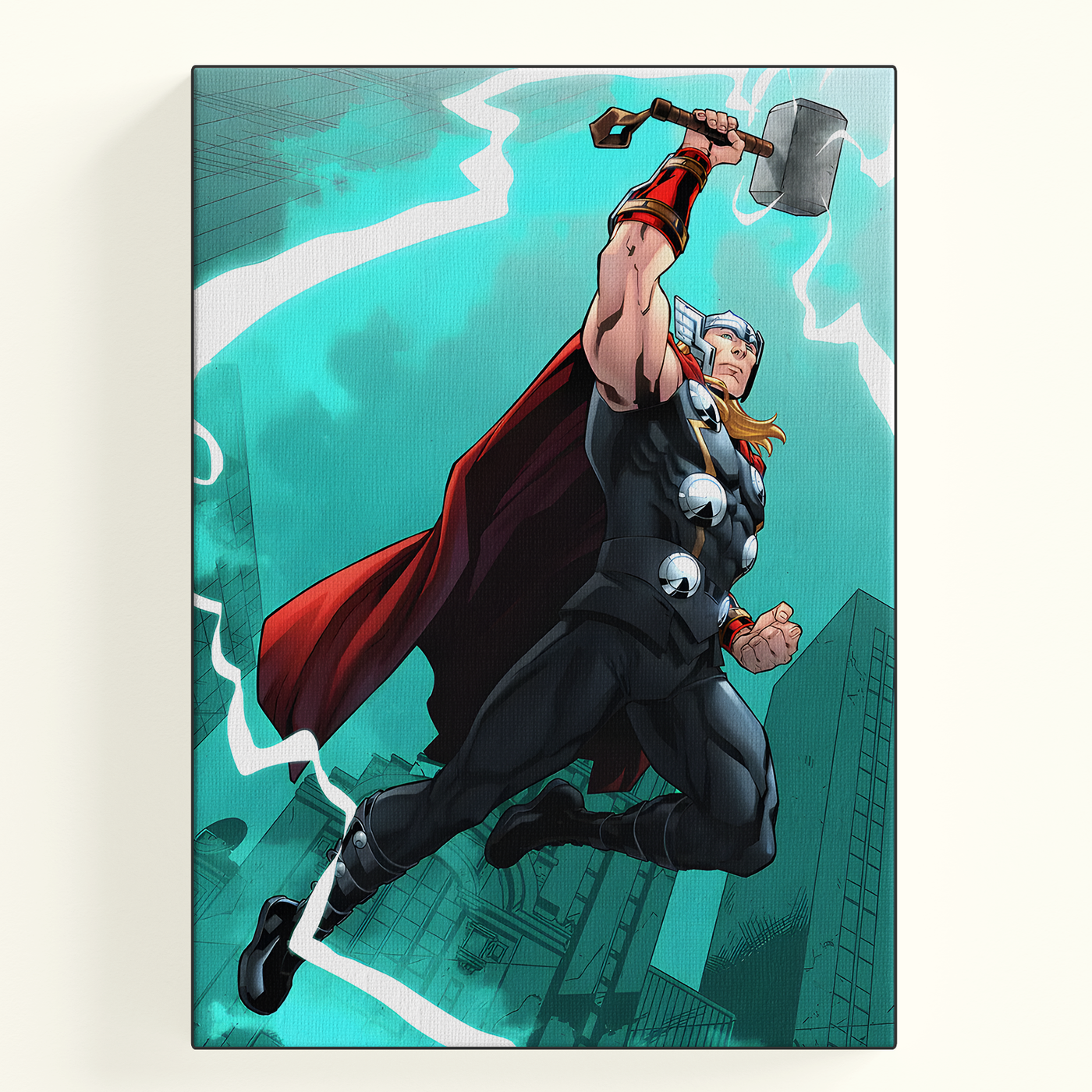 Thor Colorful Comic Poster
