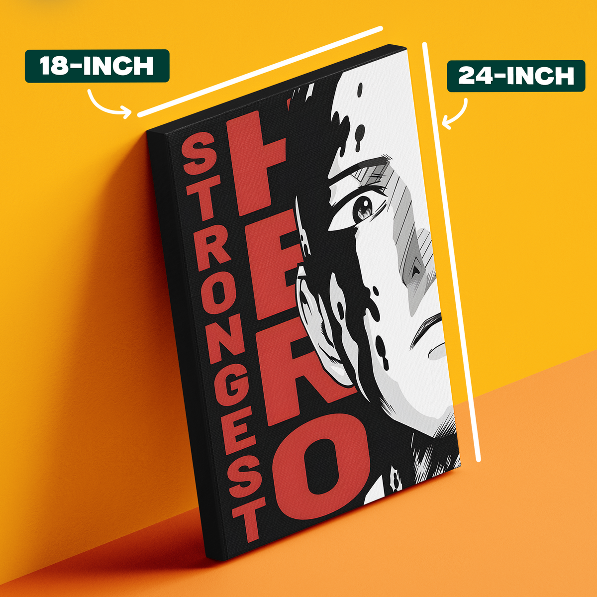 One Punch Man Strongest Hero Poster