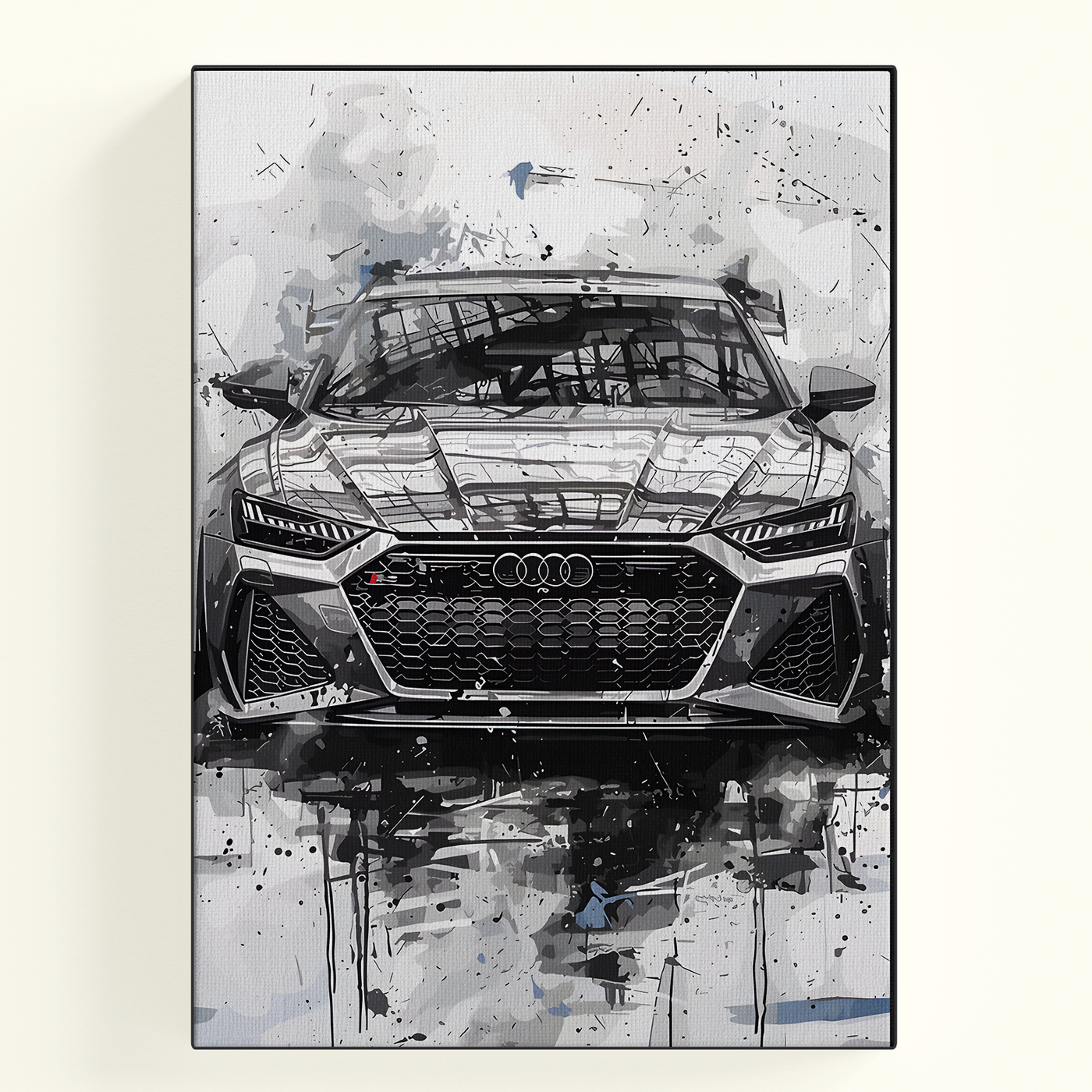 Pencil Sketch Car Poster