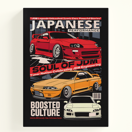 Japanese Soul of JDM Poster