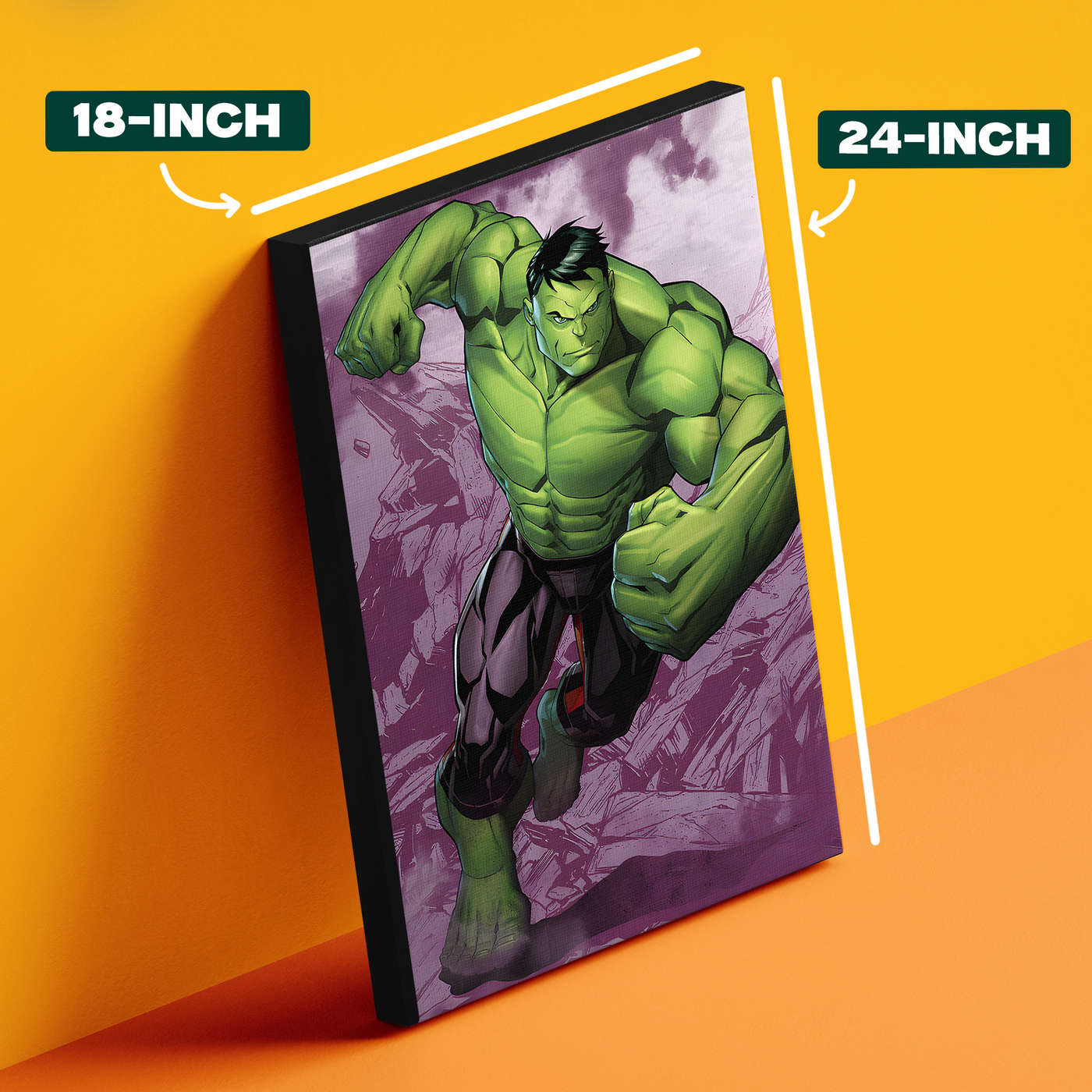 Hulk Colorful Comic Poster