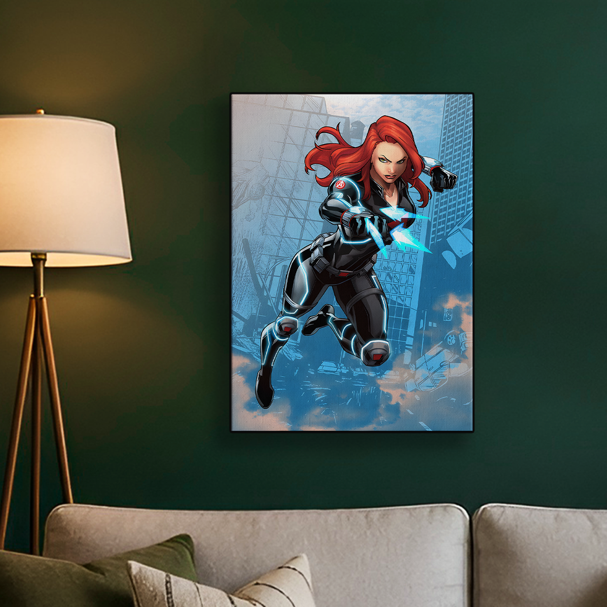Black Widow Comic Poster