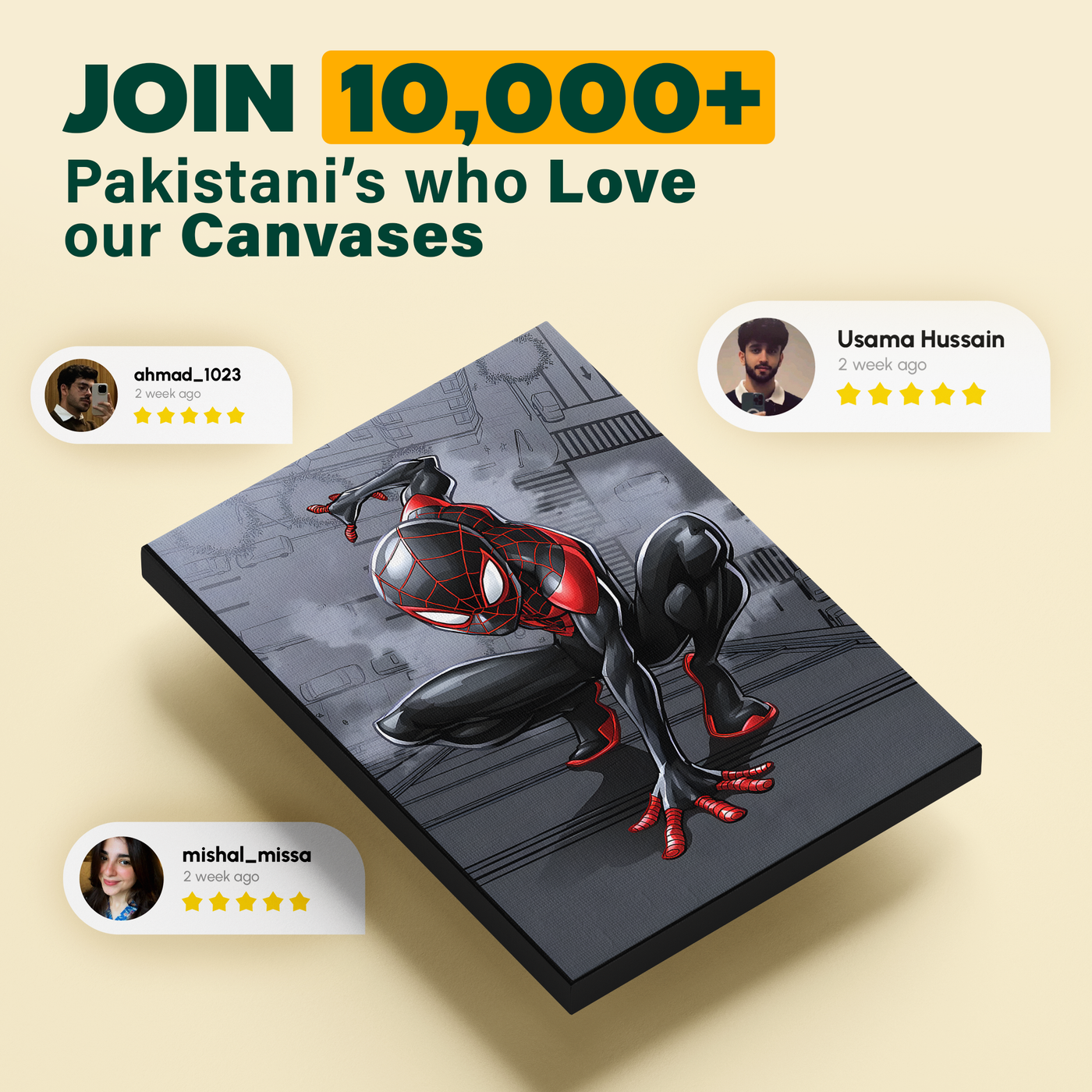 Miles morales spider man Colorful Comic Poster