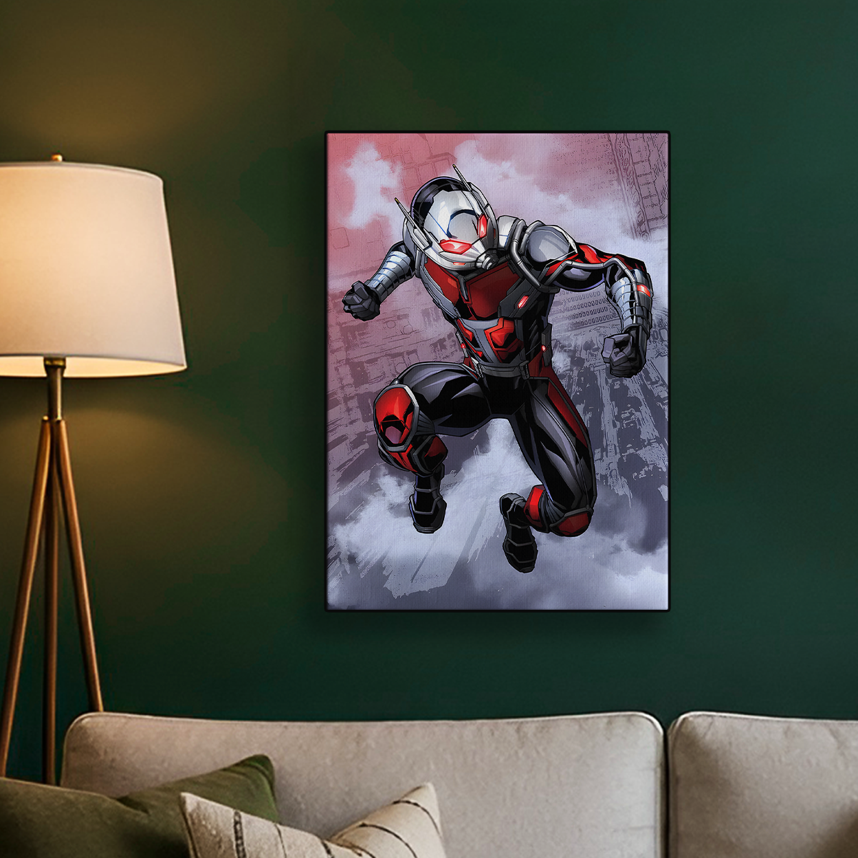 Antman Colorful Comic Poster