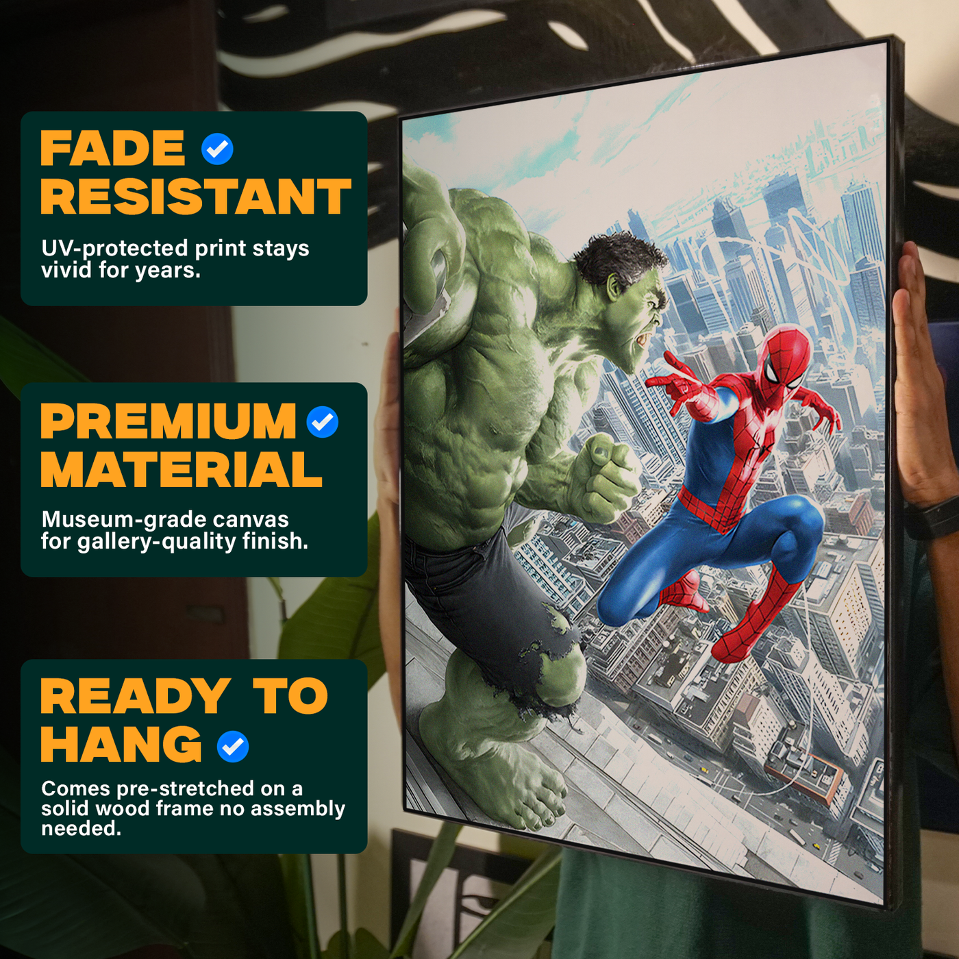 Spider-Man and Hulk Poster