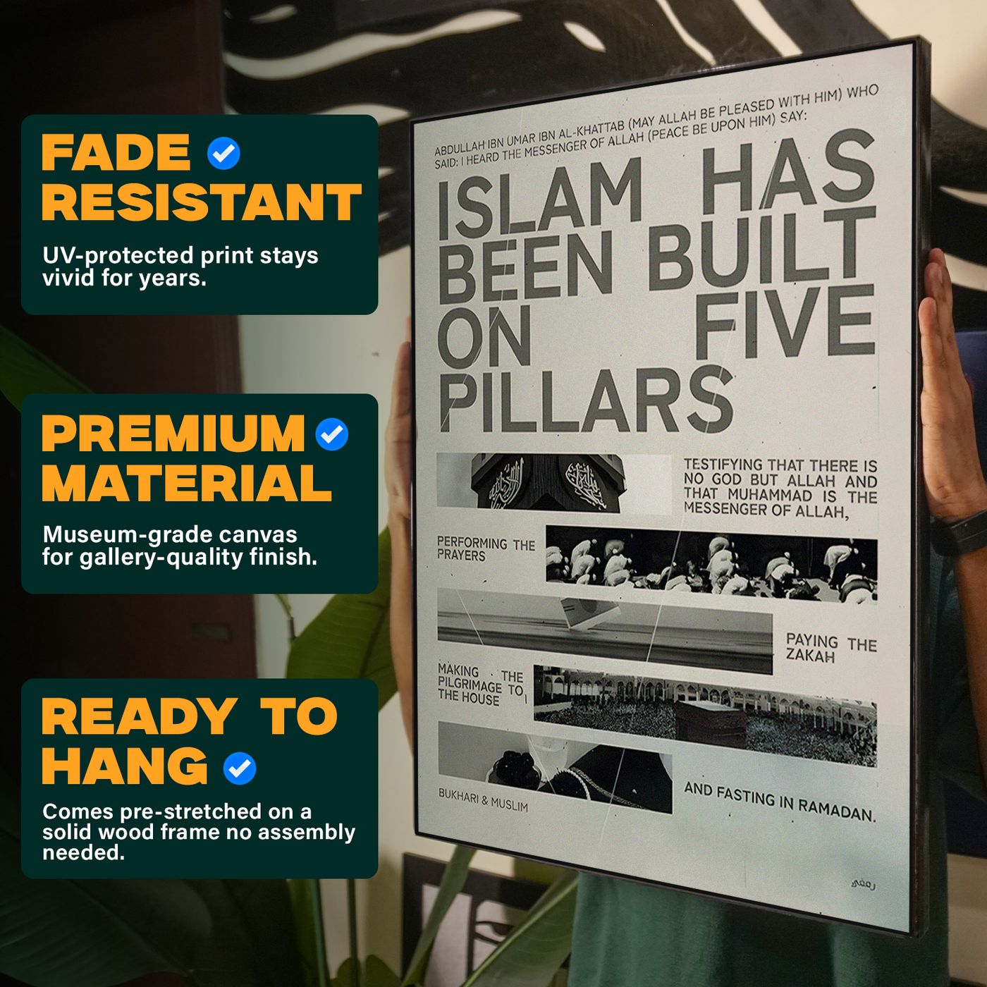 Five Pillars of Islam Poster