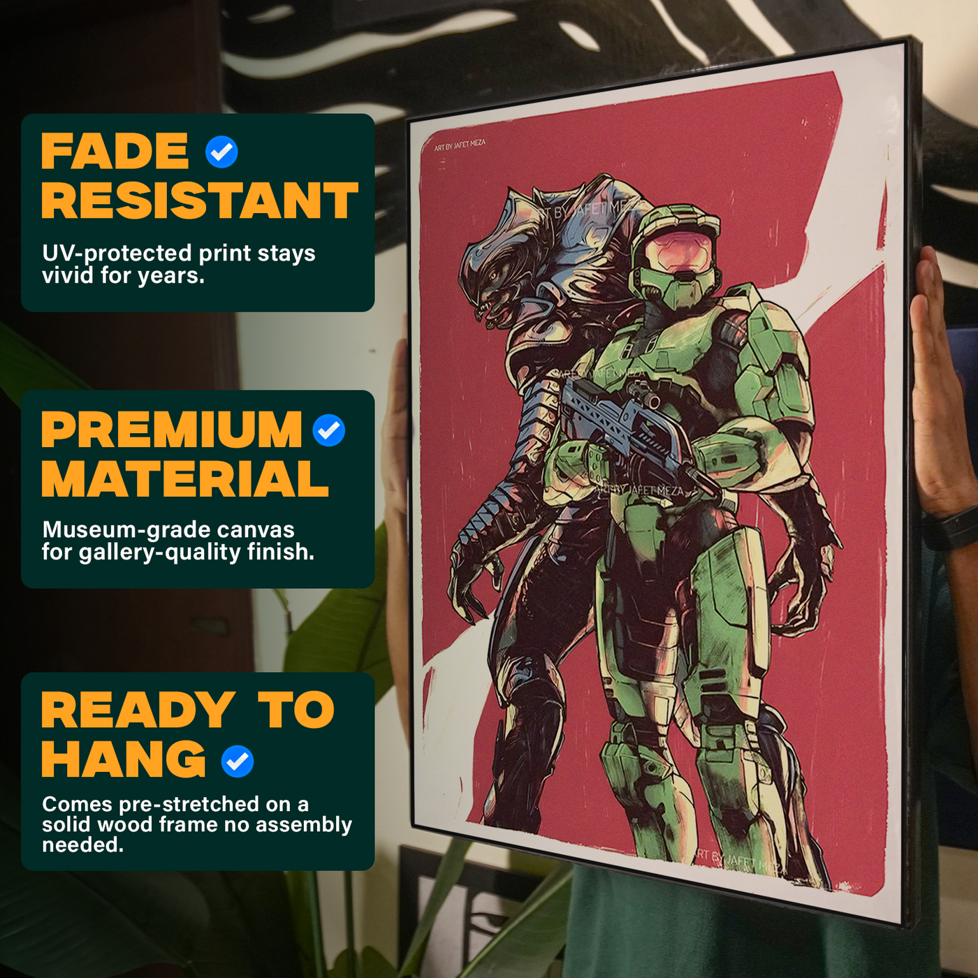 Halo Master Chief Retro Style Poster