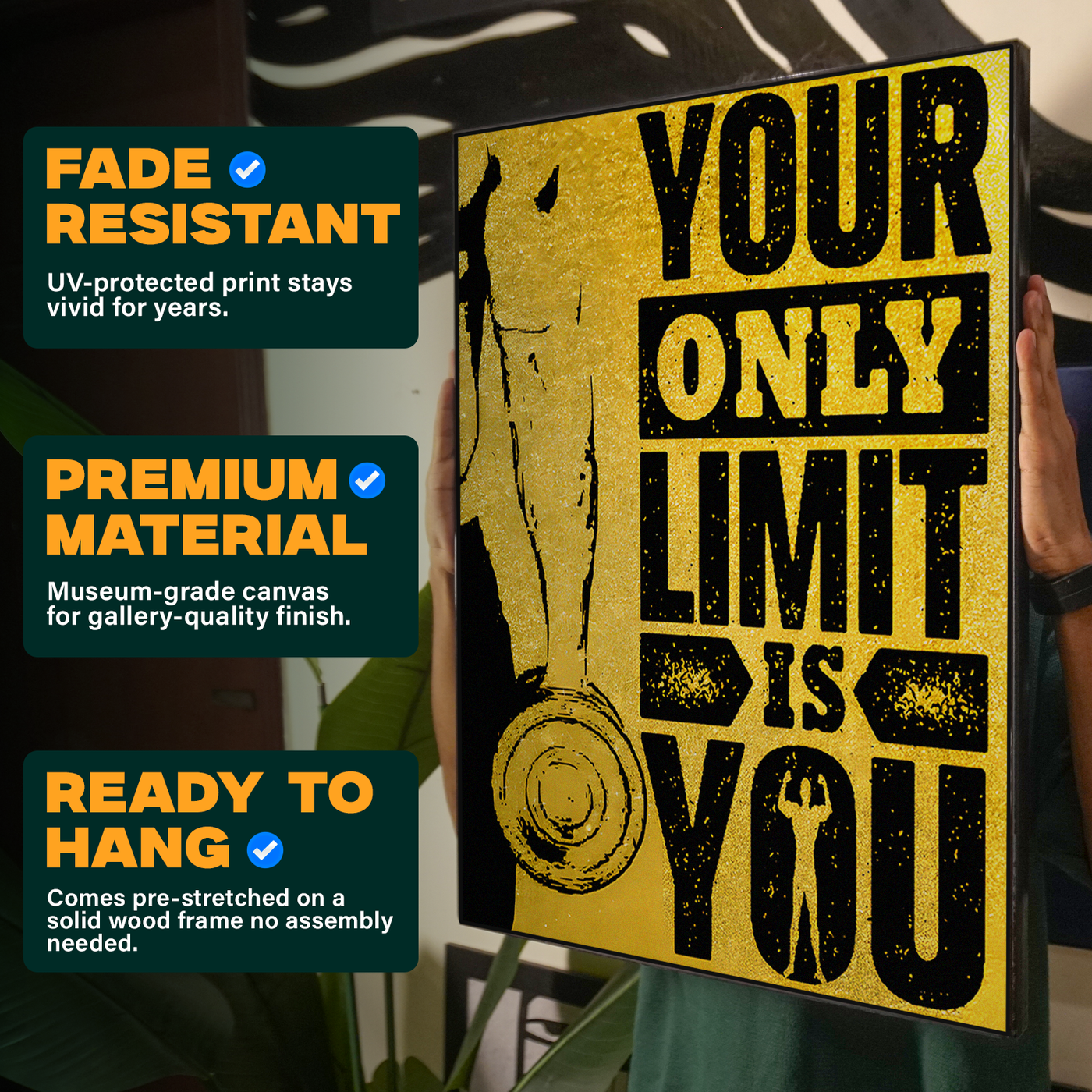 Your Only Limit Is You Yellow Poster