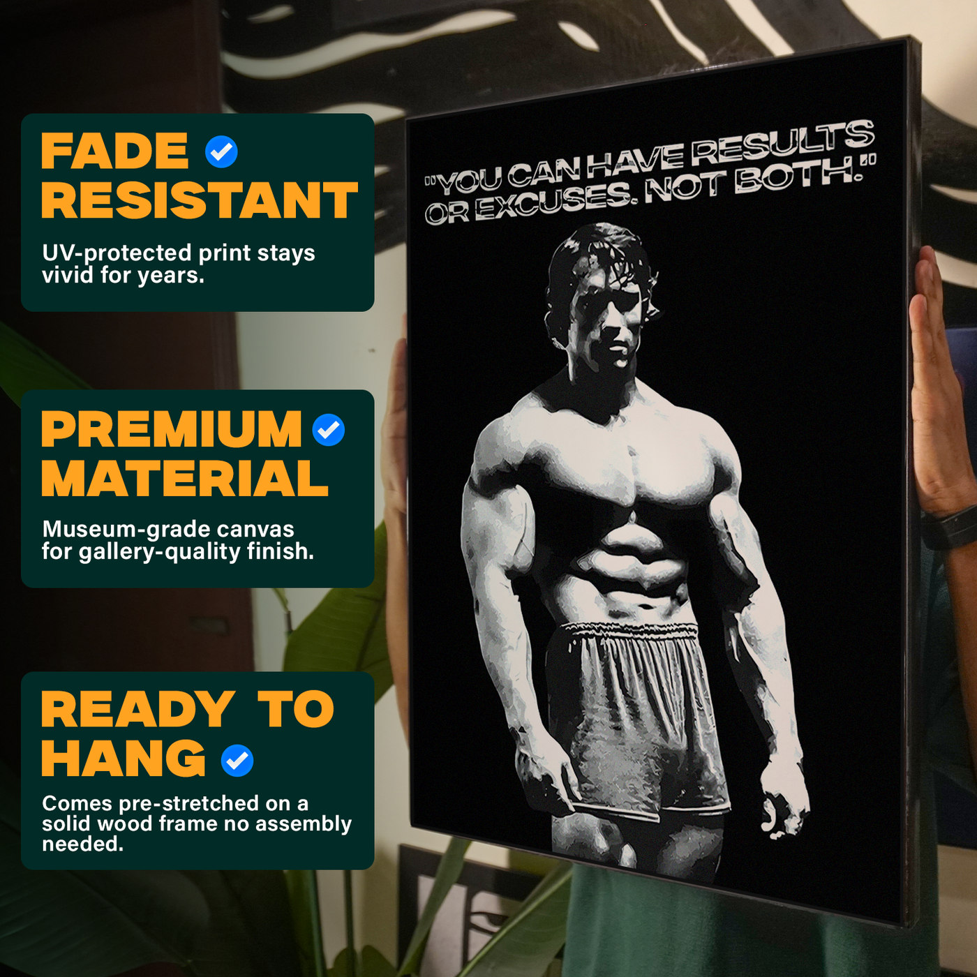 You Can only have "Results or Excuses" Poster