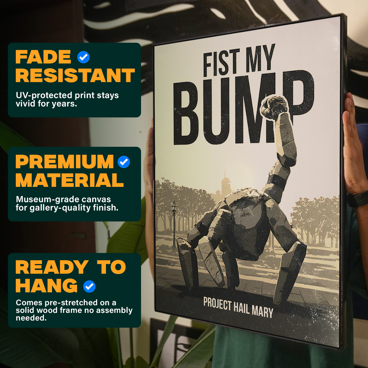 "Project Hail Mary" Fist Bump Parody Poster