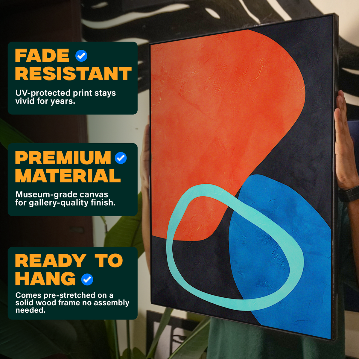 Geometric Abstract Ring Poster